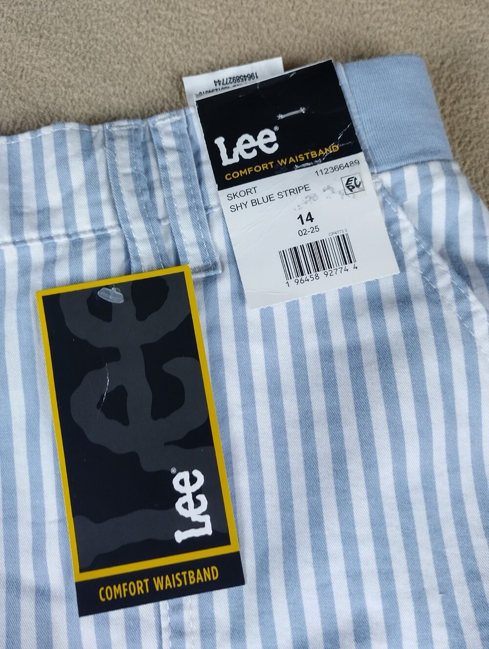 Vtg Lee Women's Size 14 Y2k Skorts New With Tags Summer Wear City Scape - Picture 2 of 12